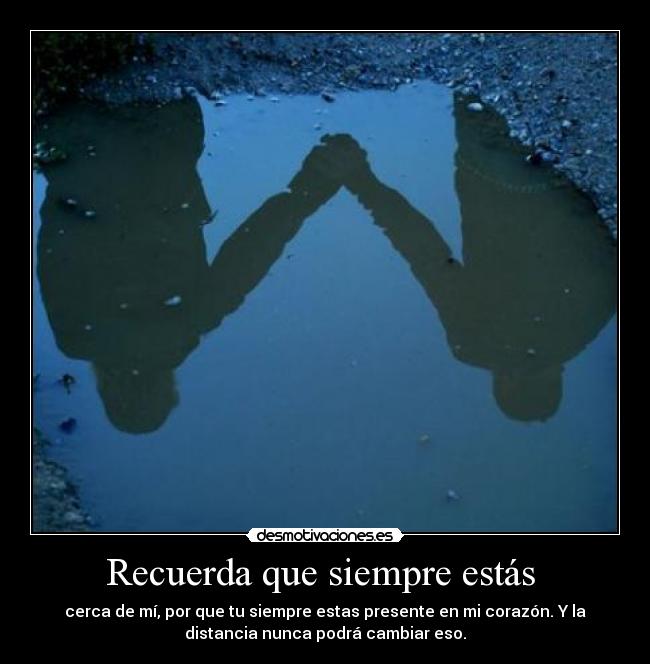 Recuerda que siempre estás  - 