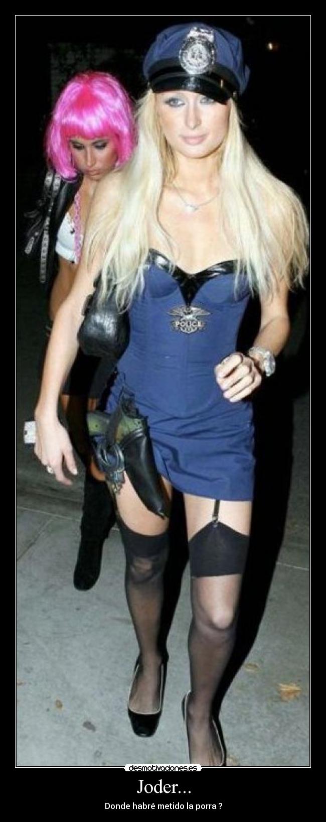 Joder... - Donde habré metido la porra ?