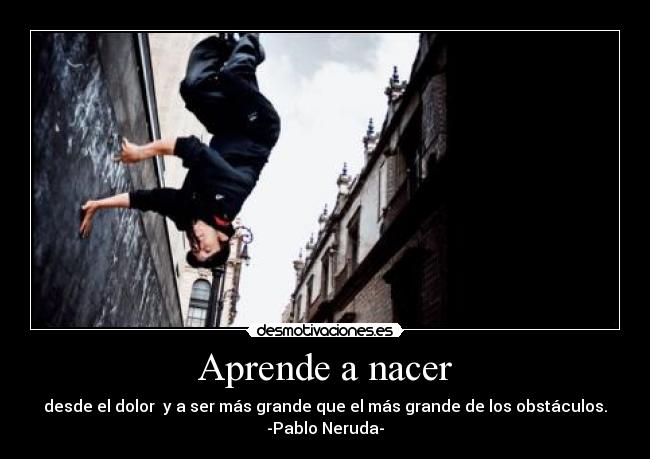 Aprende a nacer -