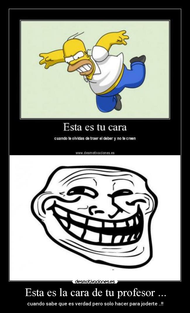 carteles profesor desmotivaciones