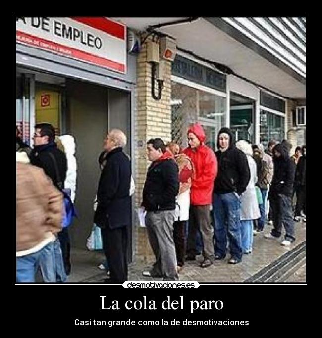 La cola del paro -