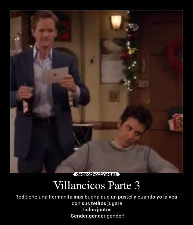 carteles barney sus villancicos desmotivaciones