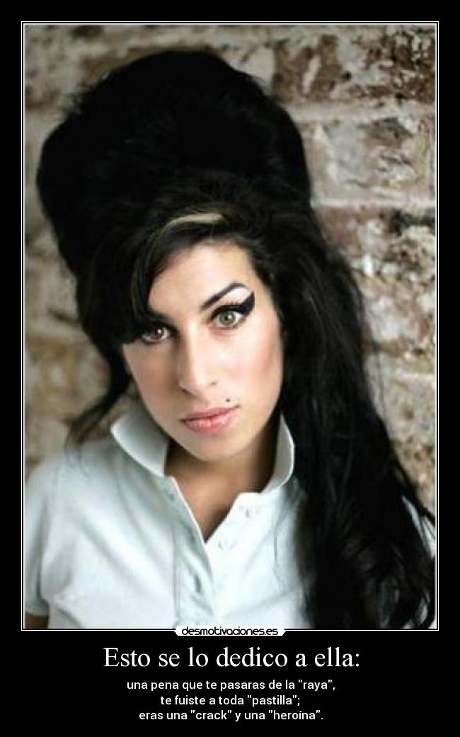 Esto se lo dedico a ella: -