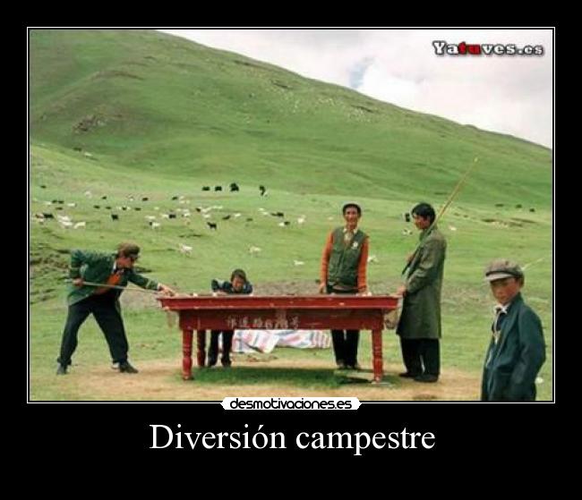 Diversión campestre -