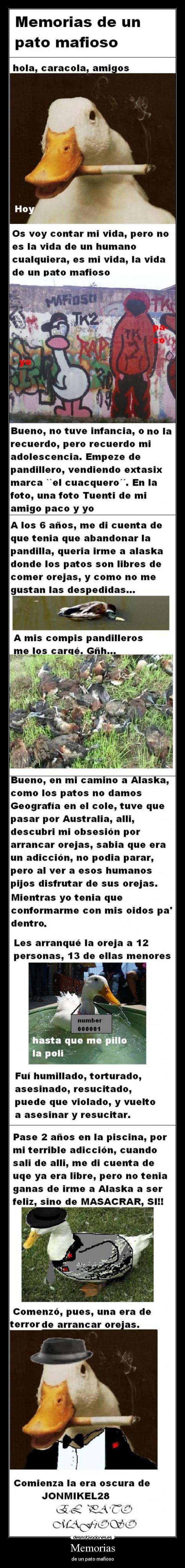 Memorias - de un pato mafioso