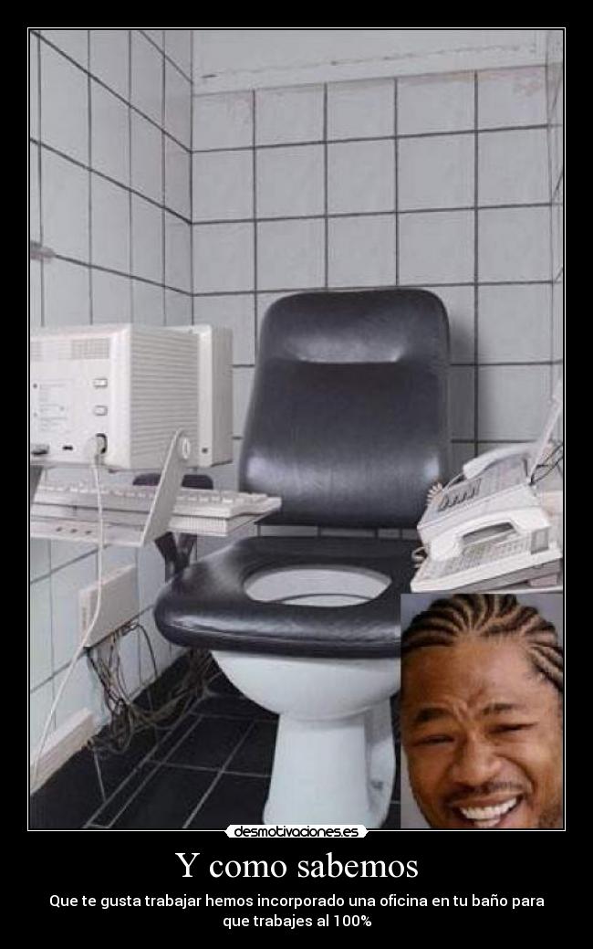 Y como sabemos - Que te gusta trabajar hemos incorporado una oficina en tu baño para
que trabajes al 100%