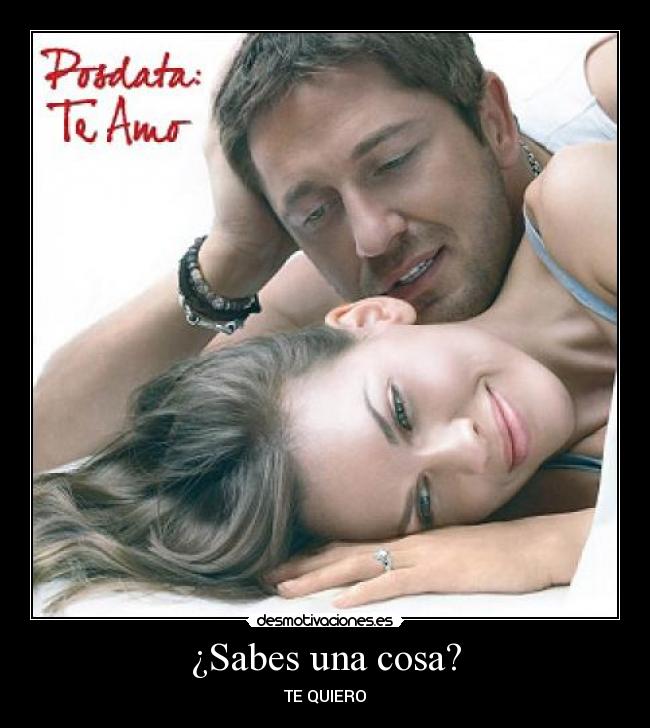 ¿Sabes una cosa? - 