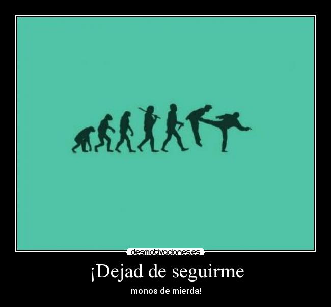 carteles evolucion desmotivaciones