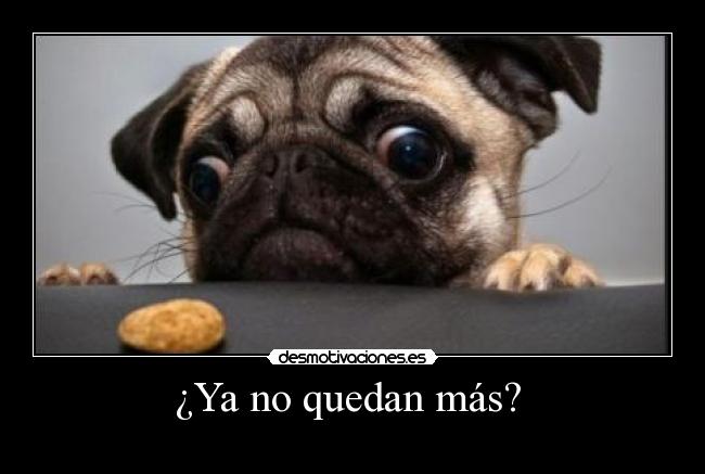 ¿Ya no quedan más?  - 
