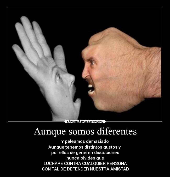 Aunque somos diferentes - 