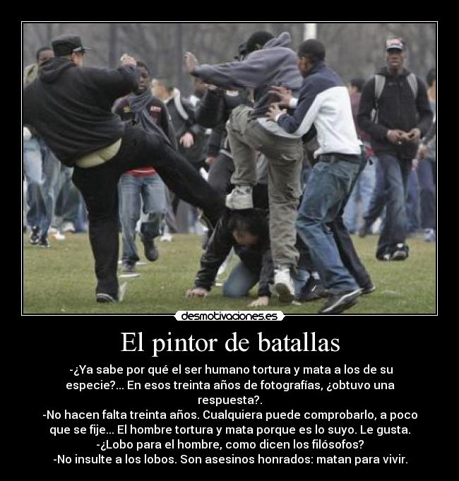 carteles arturo perez-reverte pintor batallas desmotivaciones