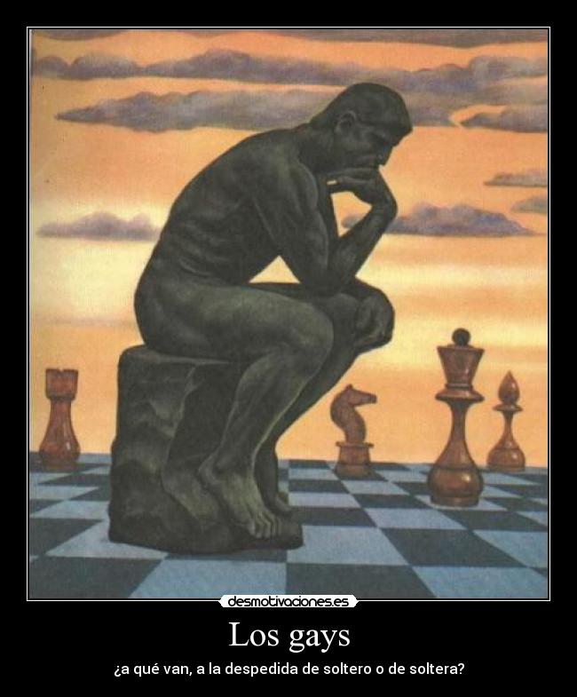 Los gays -