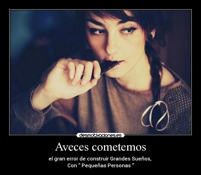 Aveces cometemos -