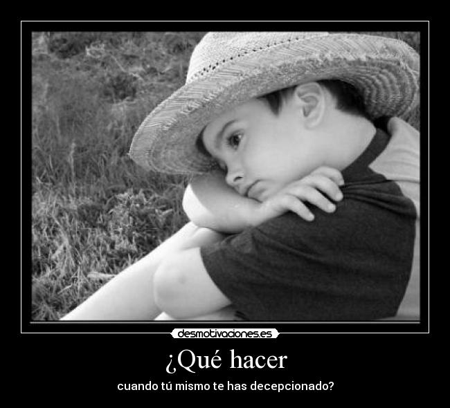 ¿Qué hacer -
