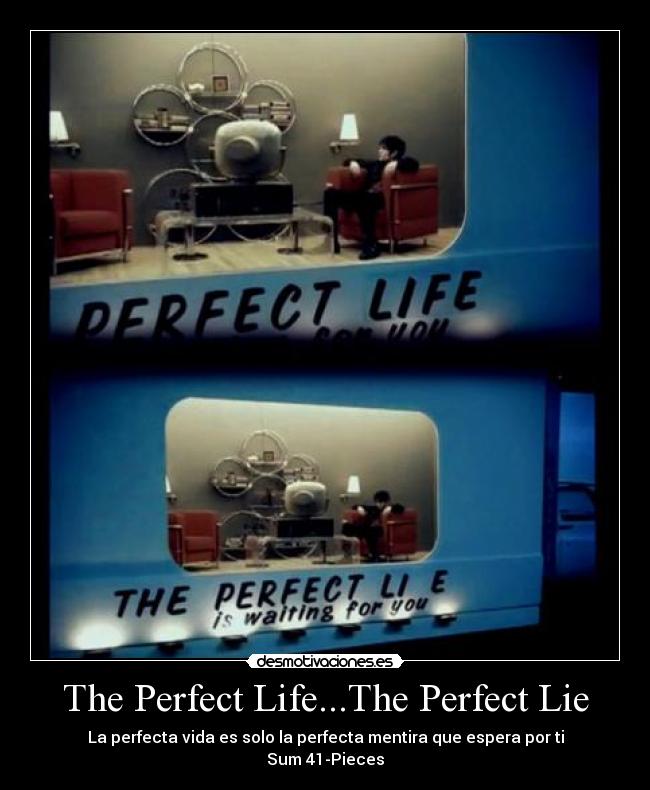 carteles vida perfecta desmotivaciones