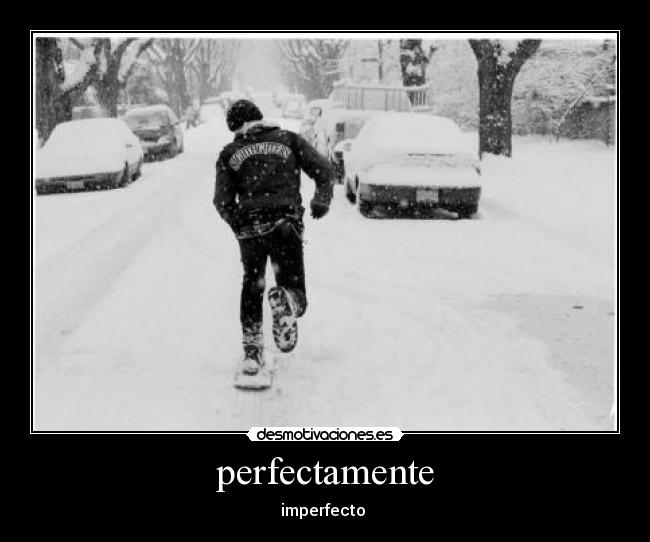 carteles perfectamente imperfecto desmotivaciones