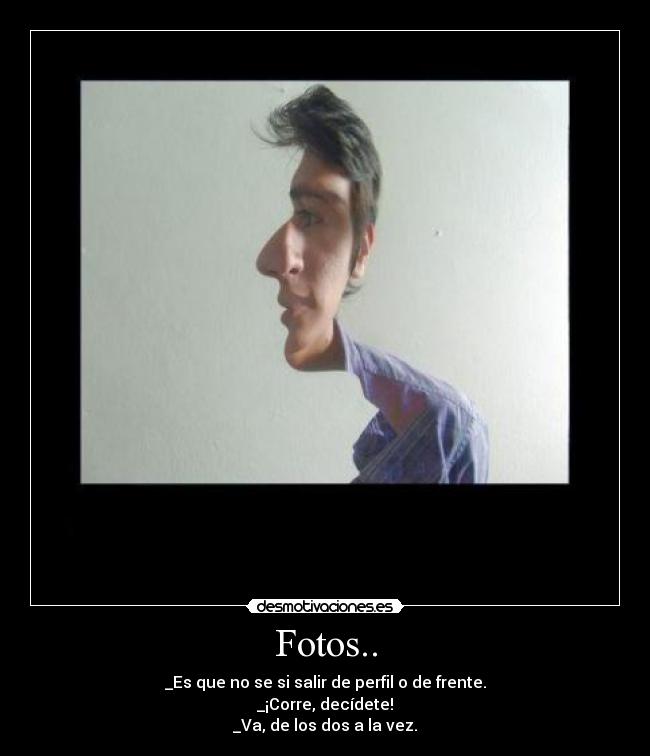 carteles perfil frente desmotivaciones