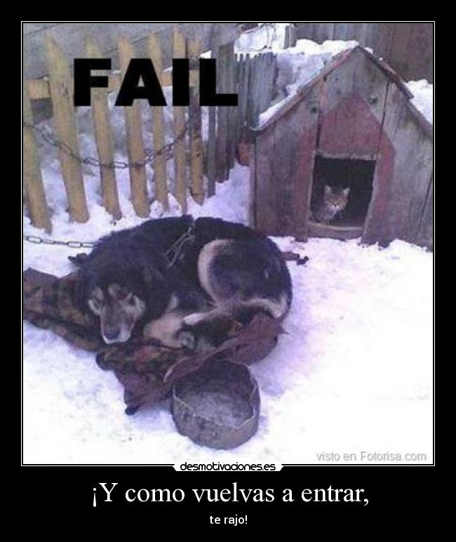 ¡Y como vuelvas a entrar, -