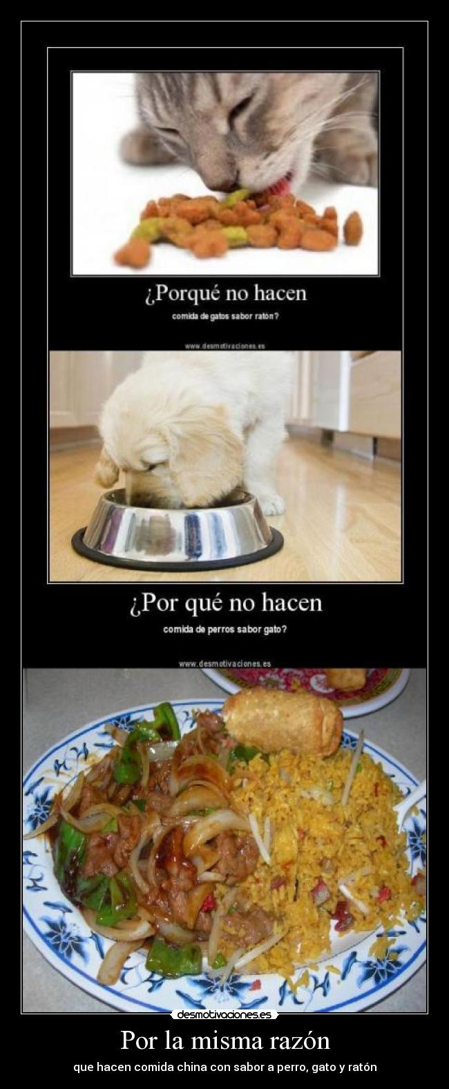 Por la misma razón -