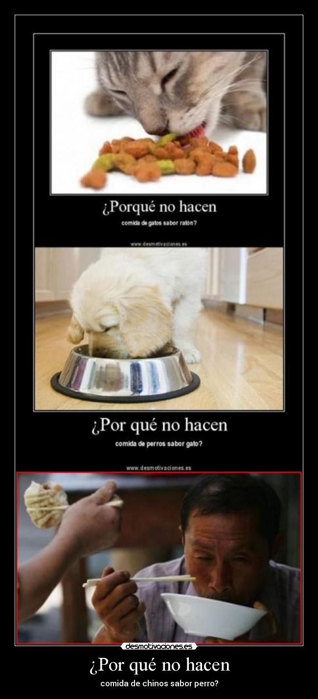 ¿Por qué no hacen -