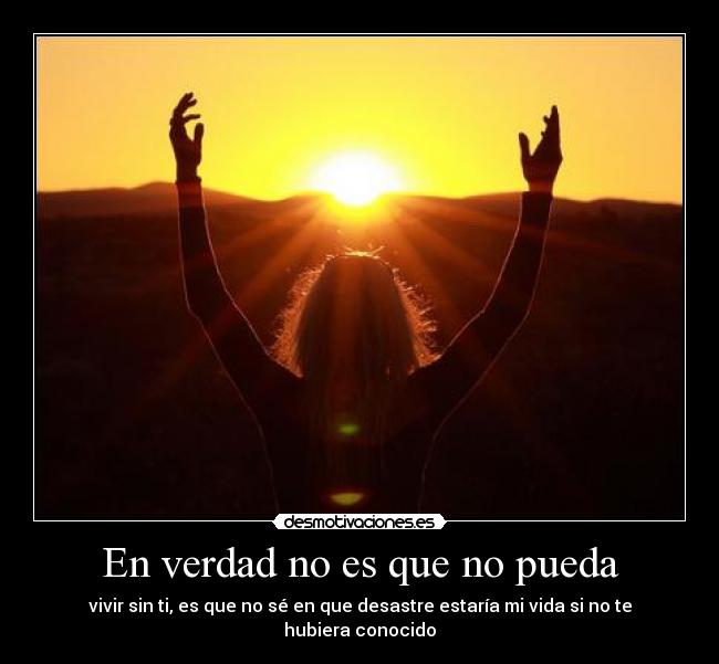 En verdad no es que no pueda - 
