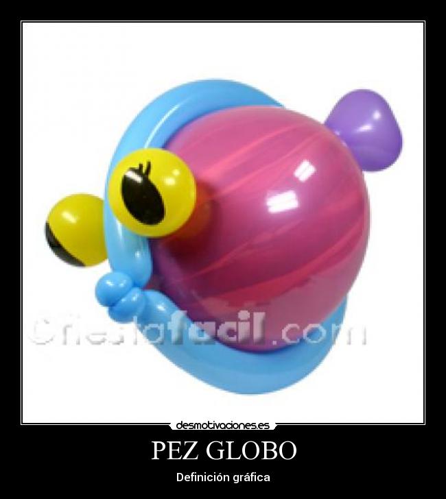 PEZ GLOBO - Definición gráfica