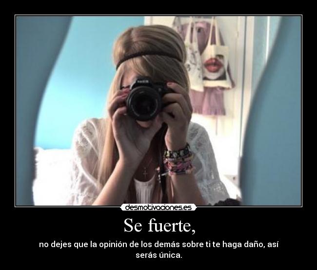 Se fuerte, - 