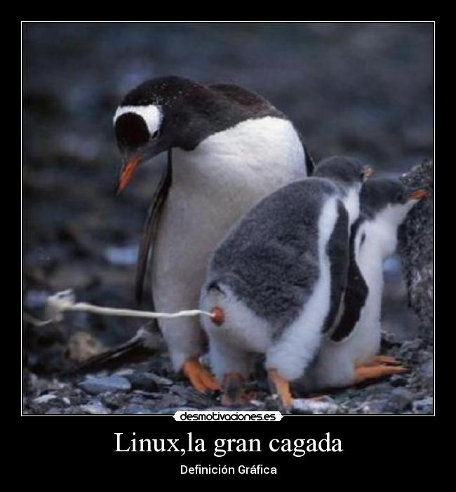 Linux,la gran cagada - Definición Gráfica
