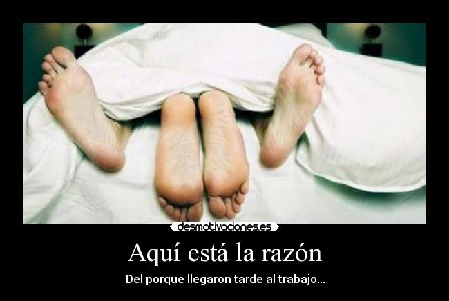 Aquí está la razón - 