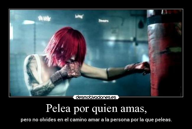 carteles pelea por quien amas desmotivaciones