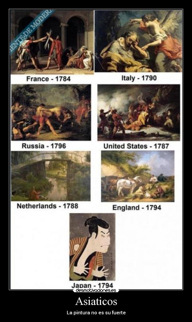 Asiaticos - La pintura no es su fuerte