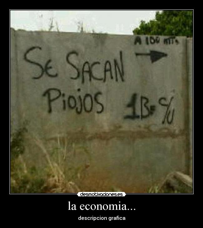 la economia... - descripcion grafica