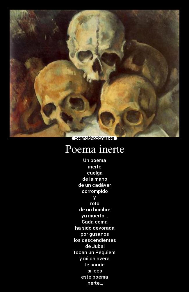 Poema inerte - 