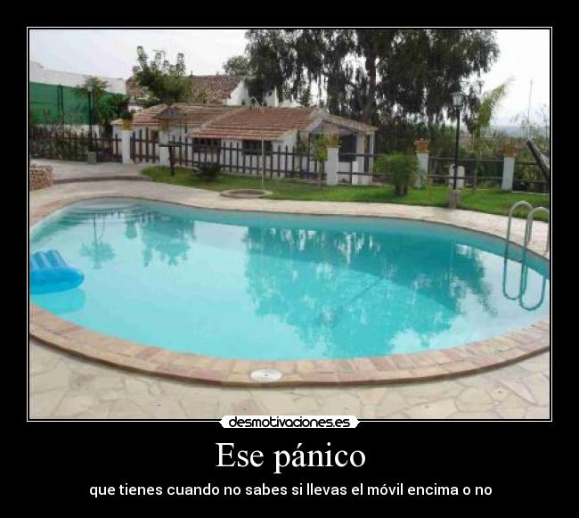 Ese pánico -