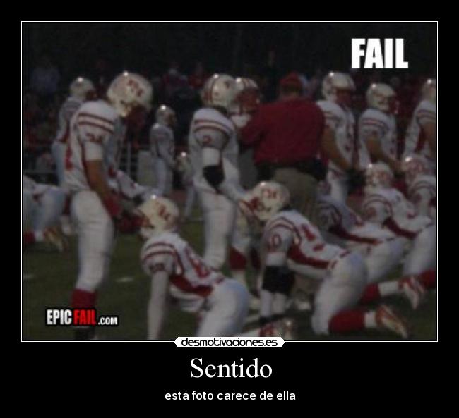 Sentido - esta foto carece de ella