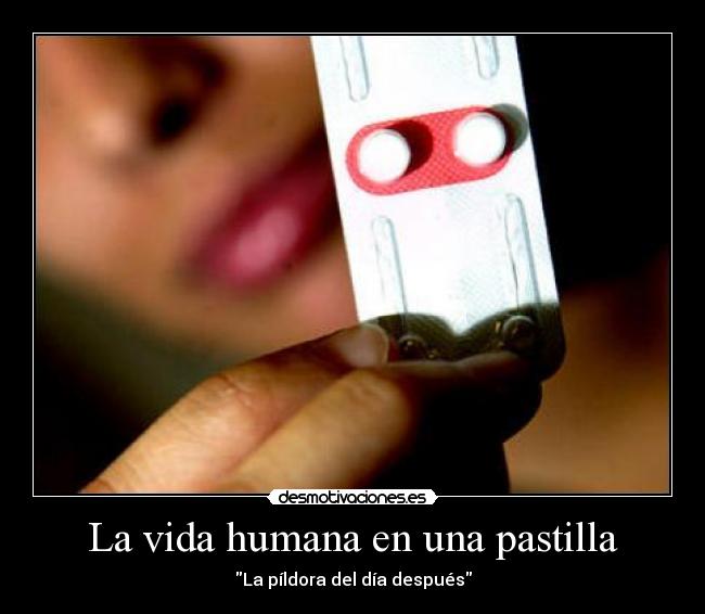 La vida humana en una pastilla - 