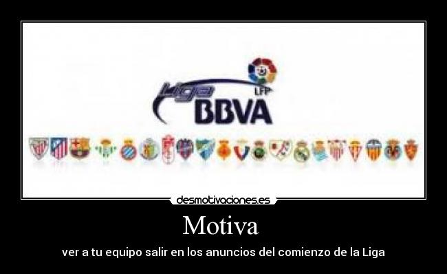carteles equipos liga bbva desmotivaciones