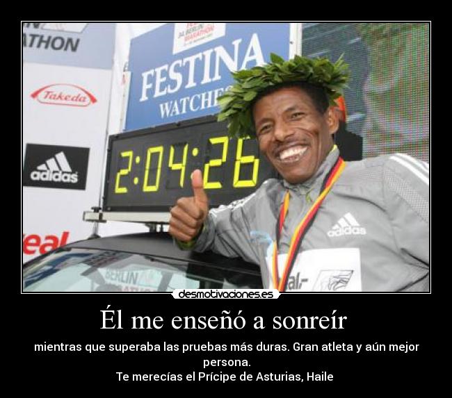 Él me enseñó a sonreír -