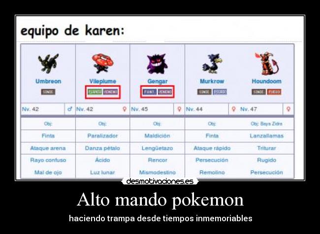 Alto mando pokemon -