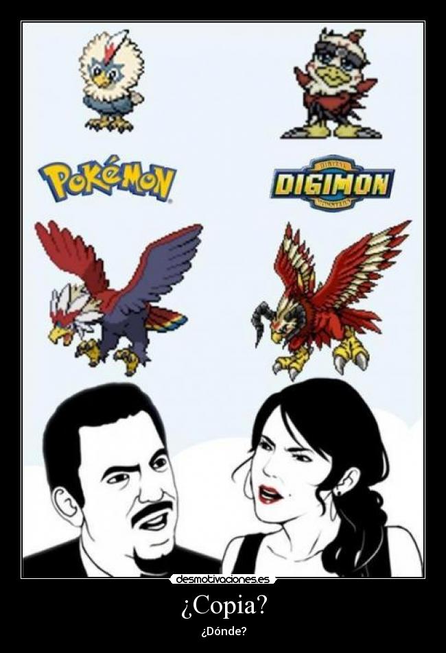 ¿Copia? - ¿Dónde?