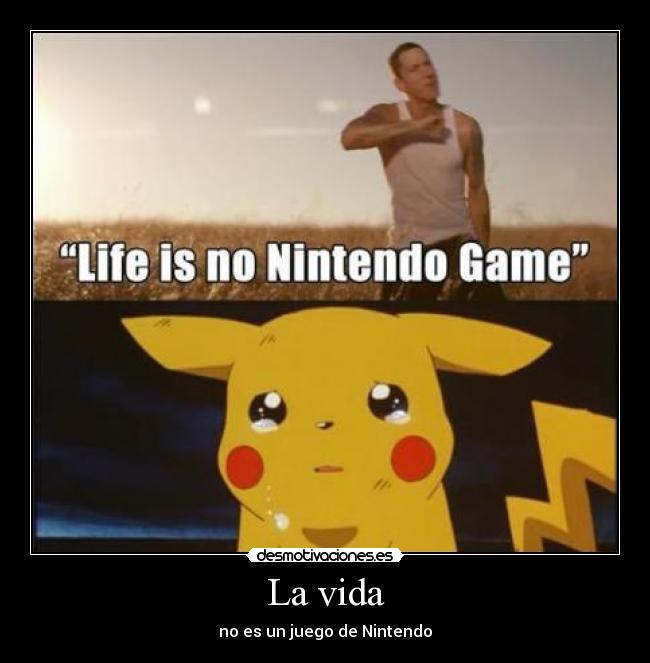 La vida - no es un juego de Nintendo