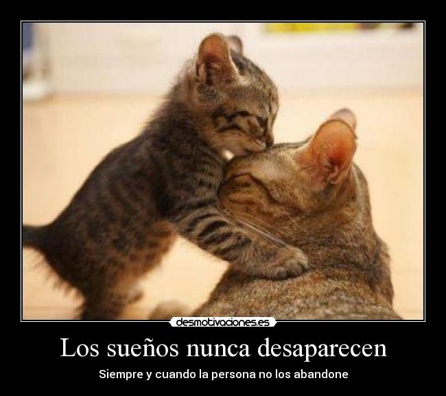 Los sueños nunca desaparecen - Siempre y cuando la persona no los abandone
