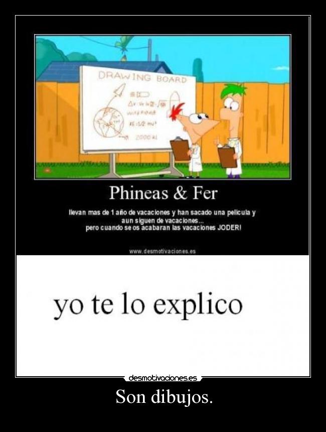 Son dibujos. - 