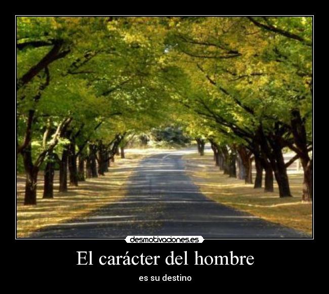 carteles caracter caracterhombredestinoheracito desmotivaciones