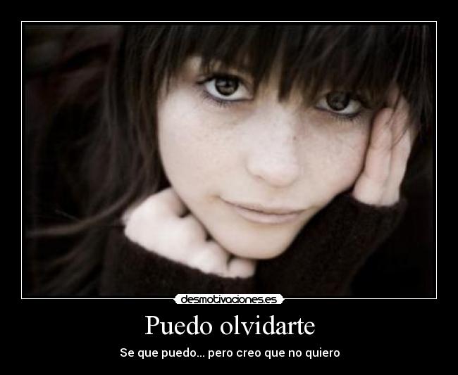 Puedo olvidarte -