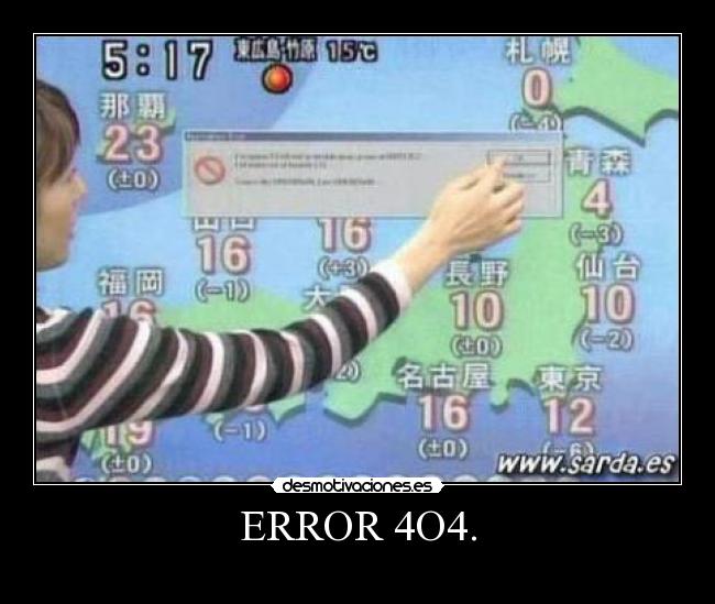 ERROR 4O4. -