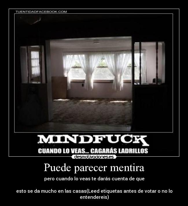 Puede parecer mentira -