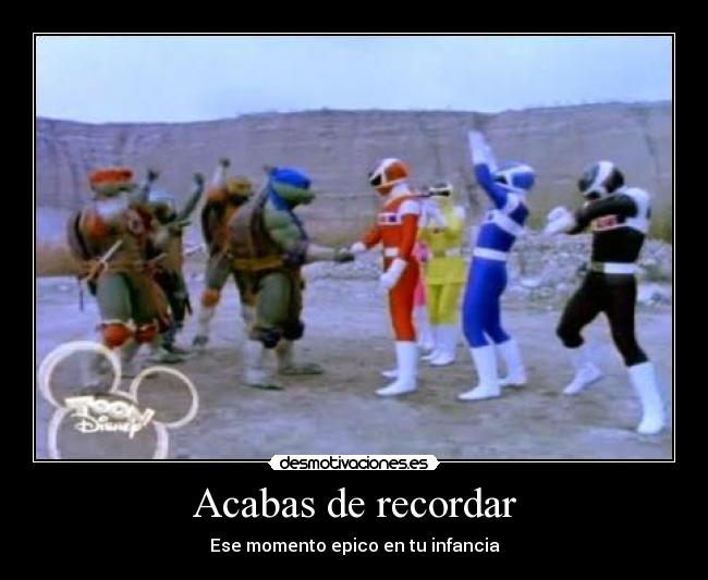 Acabas de recordar - Ese momento epico en tu infancia