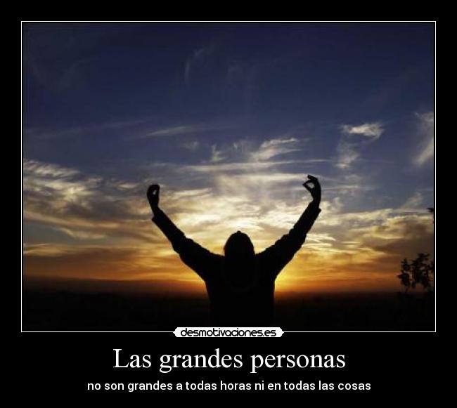 GRANDES PERSONAS grandes personas:
