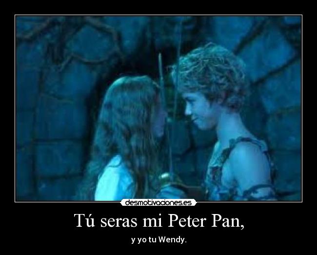 carteles amor peterpan tequiero desmotivaciones